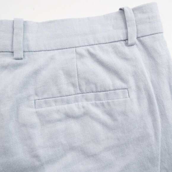 J. CREW pale blue 100% linen shorts size 2 - Picture 5 of 8